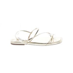 Joie gold Leather Sandals strappy thongs flats 9.5